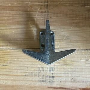 Vintage 1980s solid metal boat Cleat
